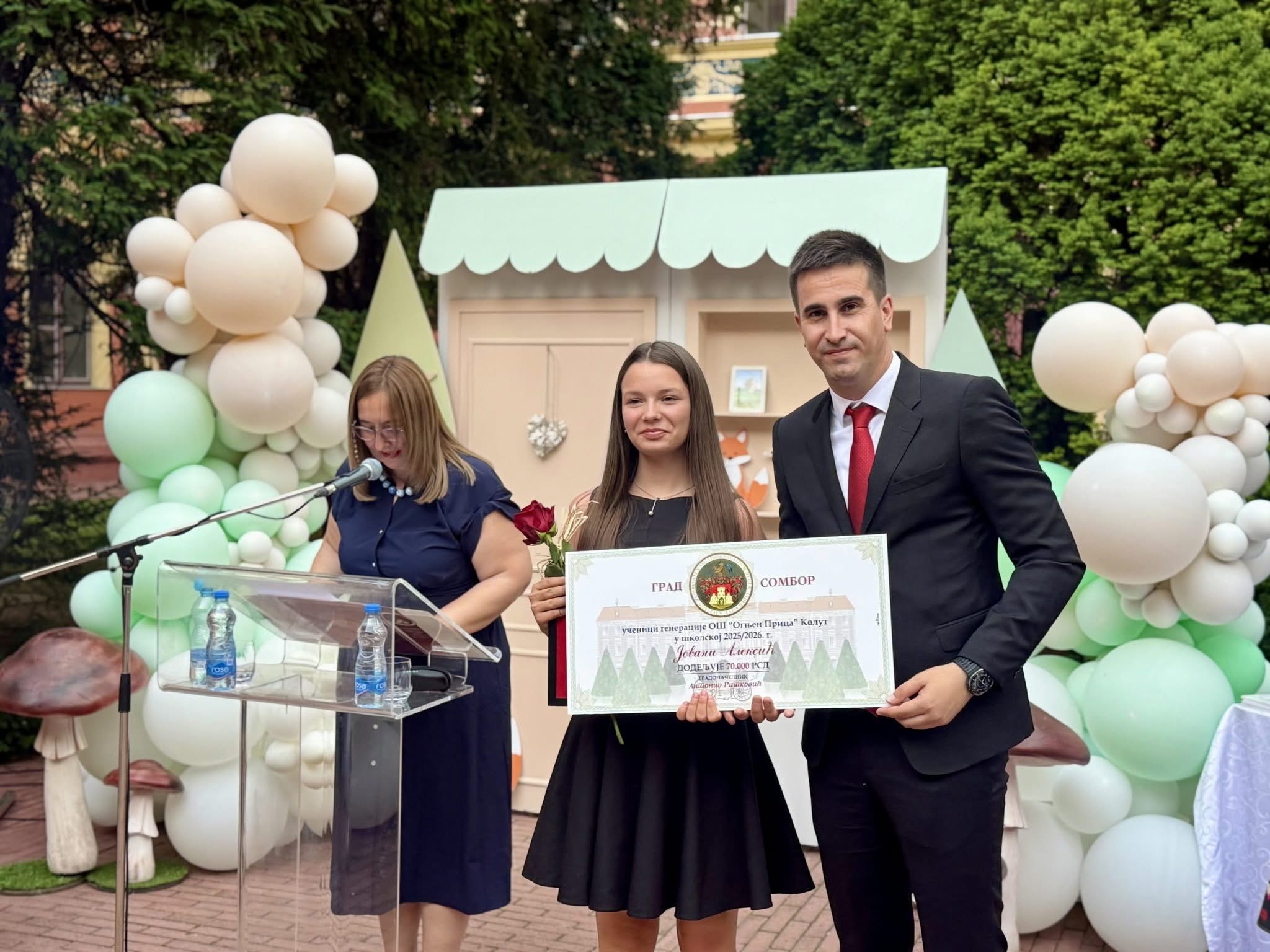 Наша Јована Алексић међу најуспешнијим матурантима Града Сомбора